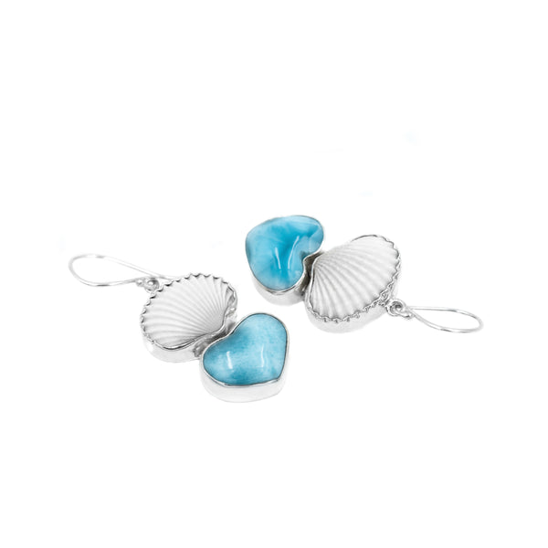 Ocean Love Larimar Earrings